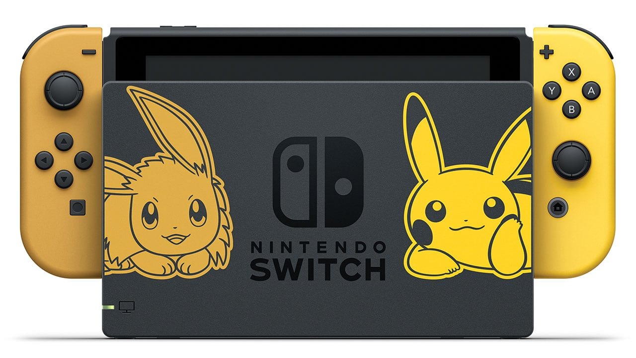 Nintendo Switch Pikachu and Eevee Edition