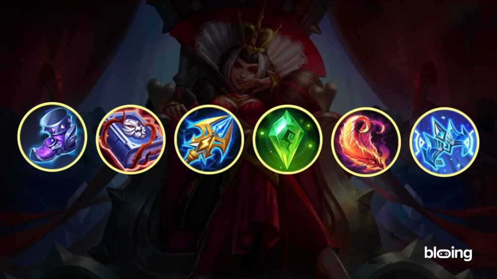 Aurora Burst Item Damage Build: Arcane Boots, Enchanted Talisman, Lightning Truncheon, Holy Crystal, Blood Wings, Winter Crown