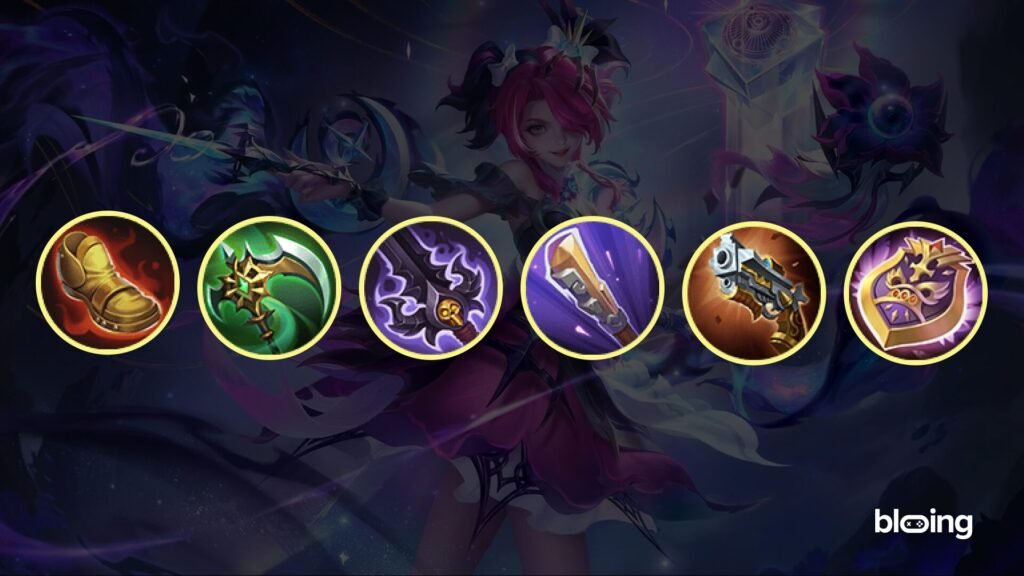 Melissa ML Best Item Build: Swift Boots, Corrosion Scythe, Demon Hunter Sword, Golden Staff, Malefic Roar, Immortality