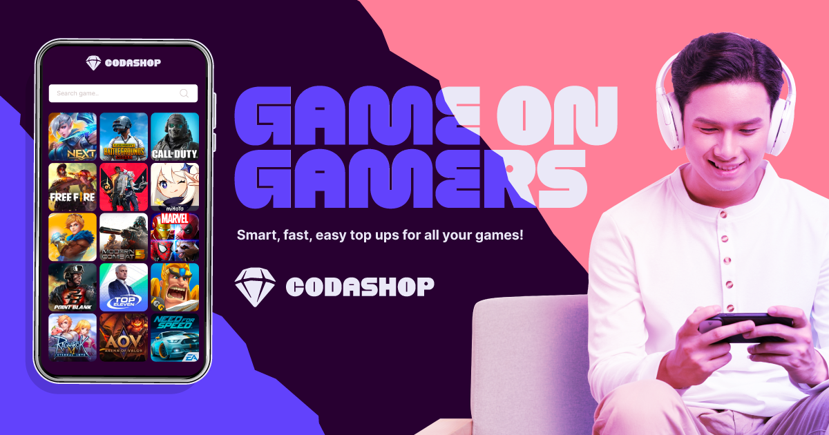 Codashop Philippines banner for Mobile Legends diamond recharge and top up deals
