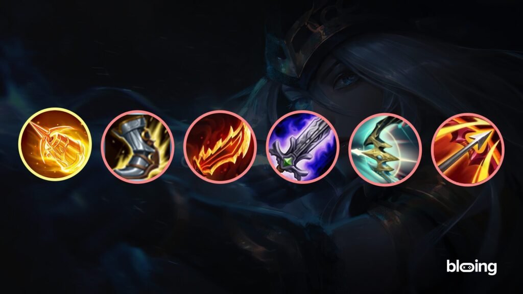 Ashe Best Item Build: Berserker’s Greaves, Kraken Slayer, Guinsoo’s Rageblade, Blade of the Ruined King, Terminus, Runaan’s Hurricane