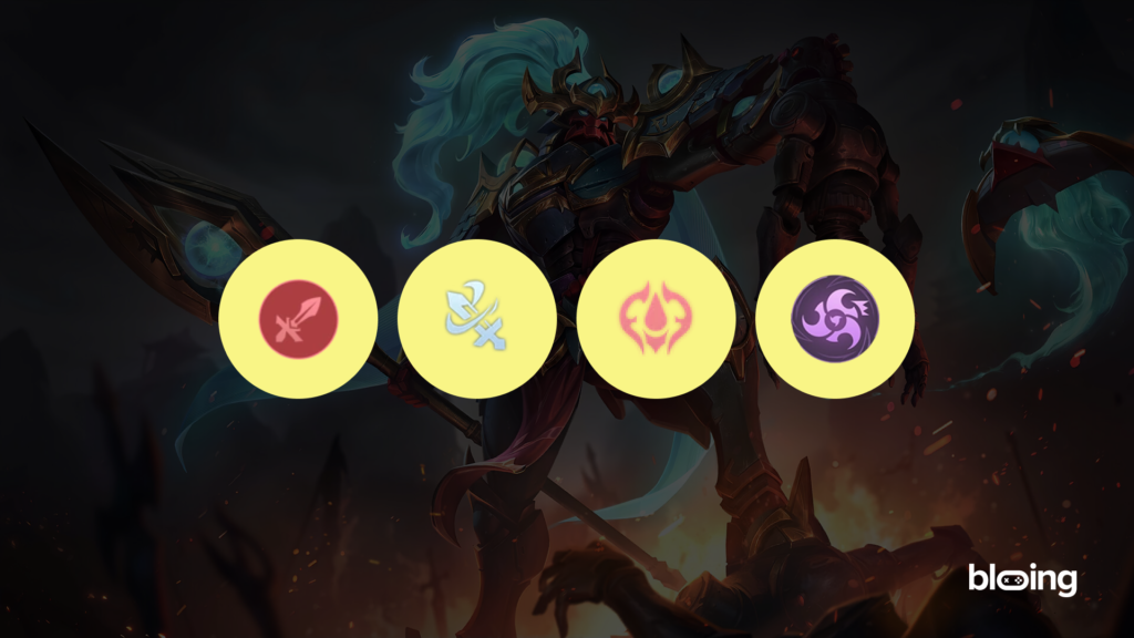 Alpha emblem build, Mobile Legends: Fighter talent with Thrill, Festival Blood, Killing Spree