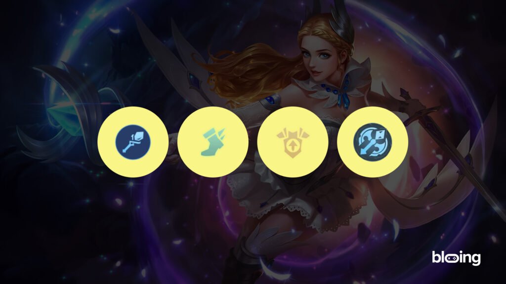 Odette emblem build, Mobile Legends: Mage talent with Agility, Weapons Master, Lethal Ignition