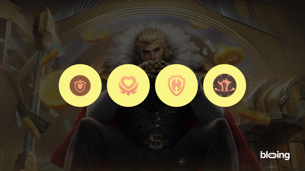 Tigreal emblem build, Mobile Legends: Tank talent with Vitality, Tenacity, Concussive Blast