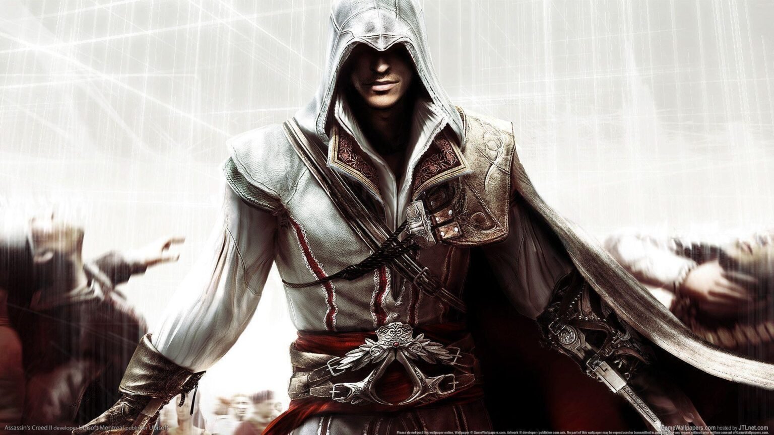 ArGUABLY THE MOST POPULAR ASSASSIN OF THE SERIES EZIO AUDITORE DA FIRENZE, FLORENTINE NOBLEMAN, MASTER ASSASSIN AND MENTOR TO THE ITALIAN BROTHERHOOD WILL BE OBTAINABLE IN VARIOUS APPEARANCES IN Assassin's Creed Universes Beyond