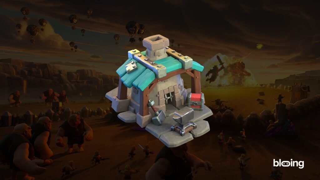 Clash of Clans new building: Blacksmith (for upgrading and customizing Hero Equipment)