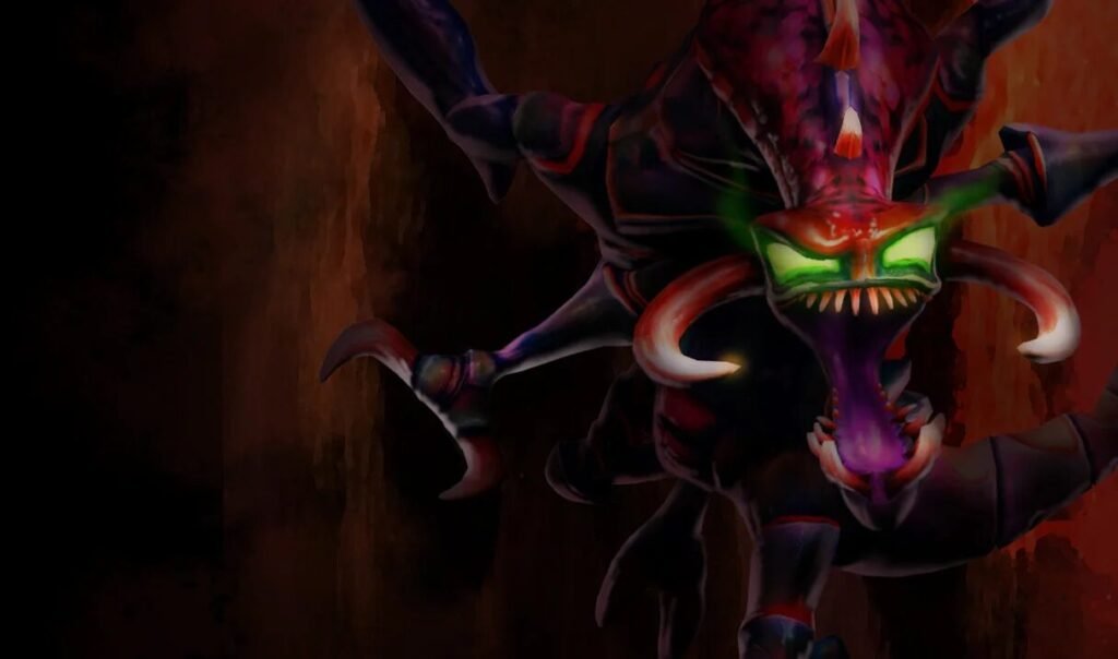 Cho’Gath, the Terror of the Void, a monstrous creature from the void in League of Legends