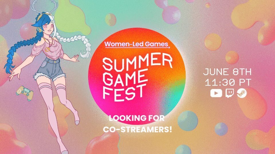 Promotion for 'Women-led Games' Showcase