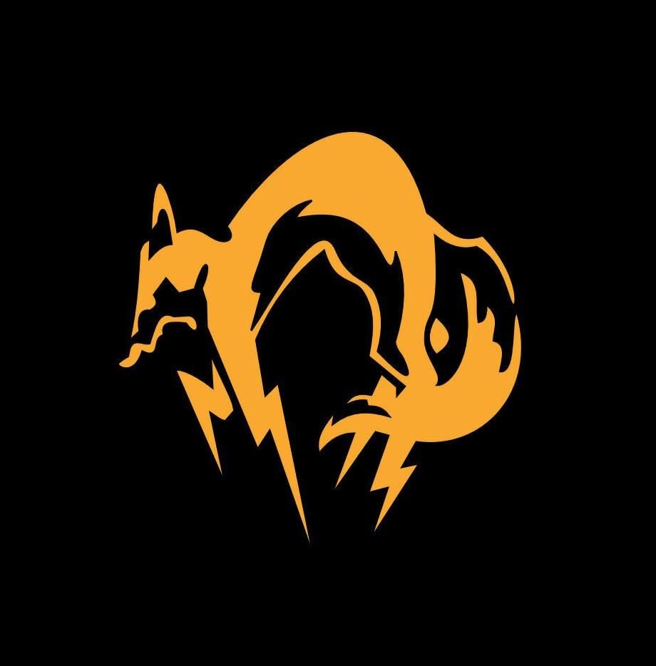 THE LOGO OF THE FOX UNIT, A SIDEWAYS FOX ARCHING ITS BACK WITH LIGHTNING BOLT LEGS, LATER SUCCEEDED BY THE FOXHOUND UNIT. SERVES AS THE CREATOR OF THE SERIES' PREVIOUS COMPANY LOGO