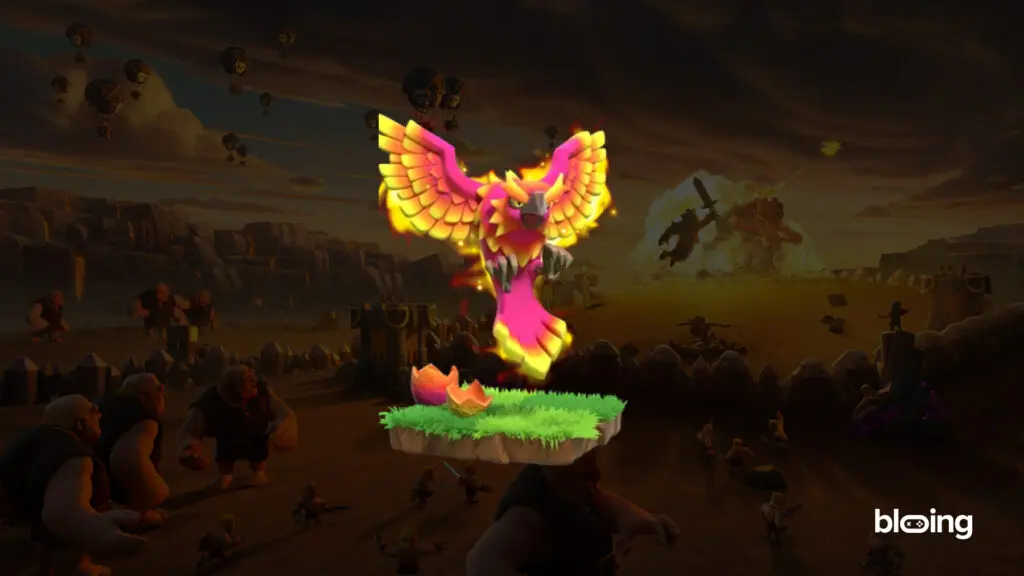Clash of Clans Town Hall 15 Pet: Phoenix