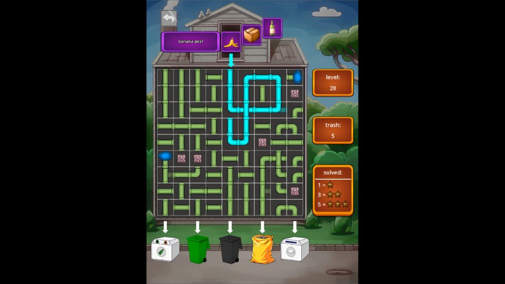 Waste Sorting demo an environmental puzzle challenge