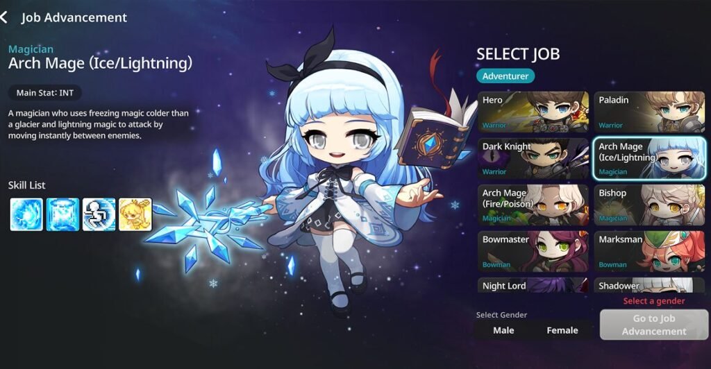 MapleStory Idle RPG Archmage (Ice/Lightning) Class