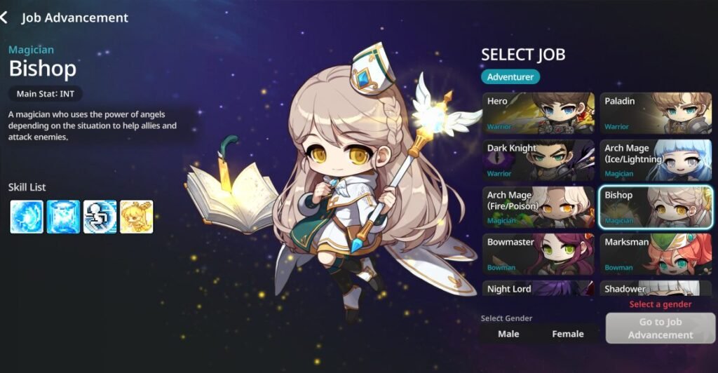 MapleStory Idle RPG Bishop Class