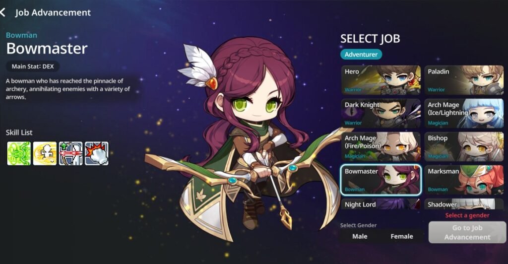 MapleStory Idle RPG Bowmaster Class