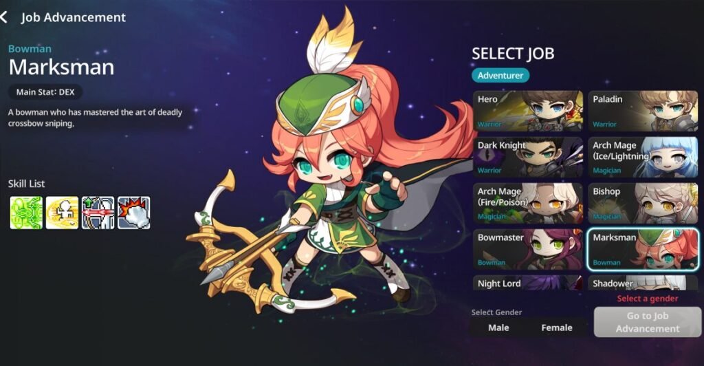 MapleStory Idle RPG Marksman Class