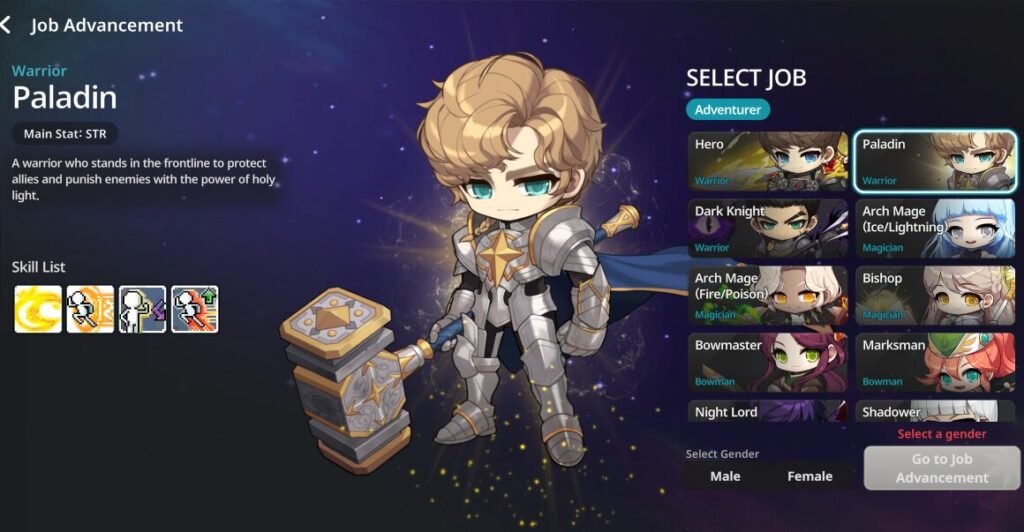 MapleStory Idle RPG Paladin Class
