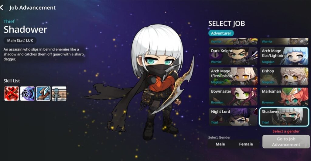 MapleStory Idle RPG Shadower Class