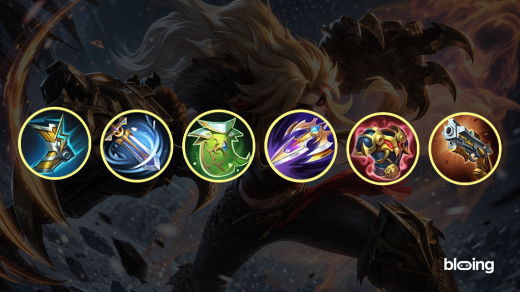 Masha MLBB Best Item Build: Rapid Boots, Windtalker, Oracle, Sea Halberd, Antique Cuirass, Malefic Roar