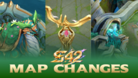 New MLBB map changes in Season 42 including Healing Turtle, Golden Turret, and Revealing Wisps