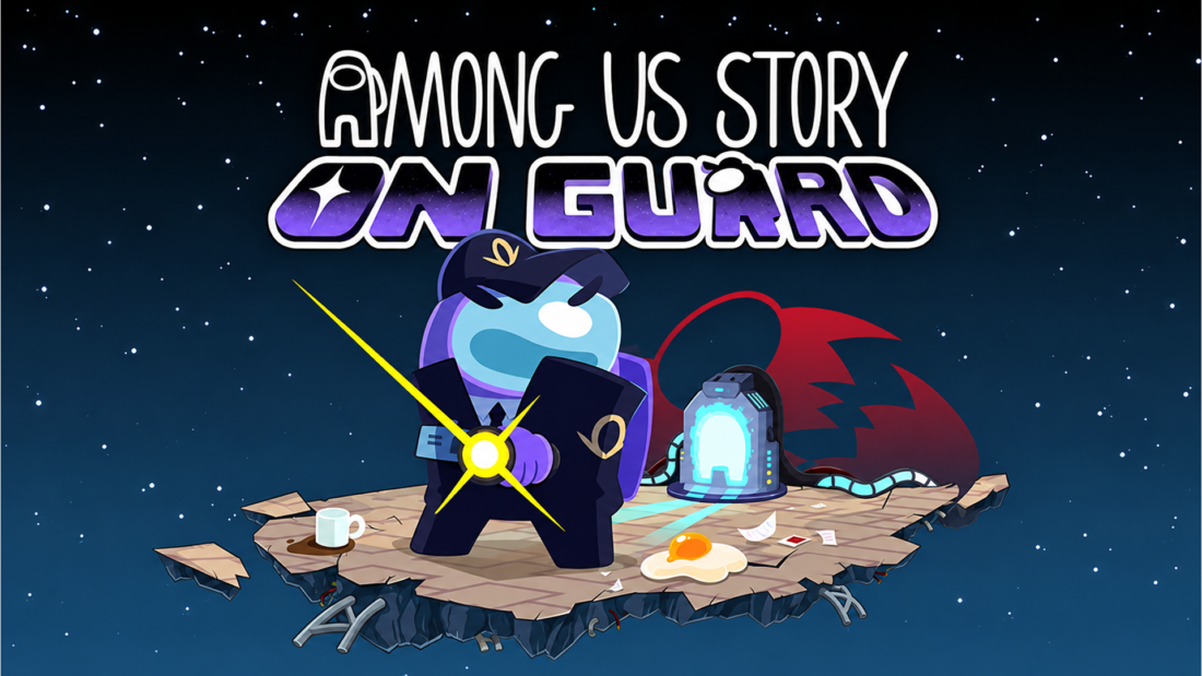 Among Us Story release date key art for On Guard